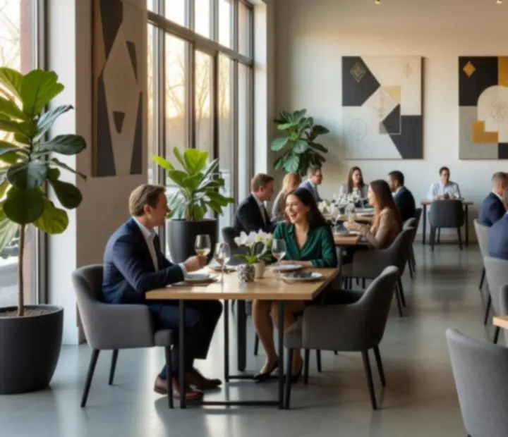 Ambiance de loft lumineux pendant une soirée thématique chez Talek Qevon
